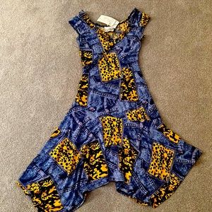 Beautiful Joseph ribkoff asymmetrical dress size 4